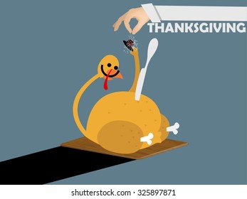 thanksgiving day concept design,cute turkey thanksgiving day.
