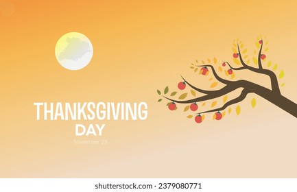 Día de Acción de Gracias Festín una abundante cosecha y celebración familiar con Turquía, Pie de calabaza y cartel de Corazones de Agradecimiento. Plantilla vectorial para fondo, banner, tarjeta, diseño de afiches.