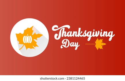 Día de Acción de Gracias Festín una abundante cosecha y celebración familiar con Turquía, Pie de calabaza y cartel de Corazones de Agradecimiento. Plantilla vectorial para fondo, banner, tarjeta, diseño de afiches.