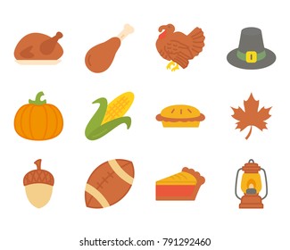 Thanksgiving day flat icon