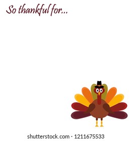 Thanksgiving day greeting card