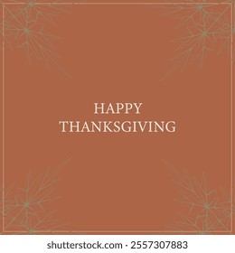 Thanksgiving Day Greeting card illustration for holidays.