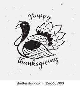 Thanksgiving Day icon vector logo