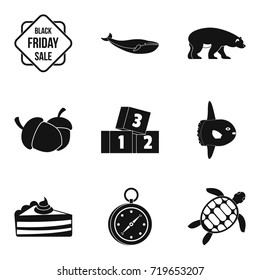 Thanksgiving day icons set. Simple set of 9 thanksgiving day vector icons for web isolated on white background