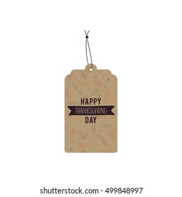 Thanksgiving day label
