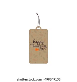 Thanksgiving day label