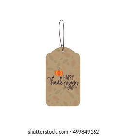 Thanksgiving day label