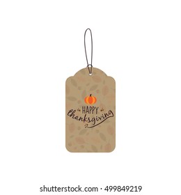 Thanksgiving day label
