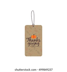 Thanksgiving day label
