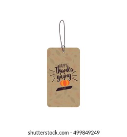Thanksgiving day label