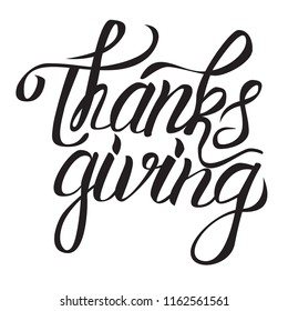 Thanksgiving Day Lettering
