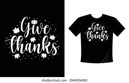 Thanksgiving Day lettering for greeting cards, invitations, posters, banners, tags, party or sale flyers. Hand drawn vector typographic design, modern calligraphy