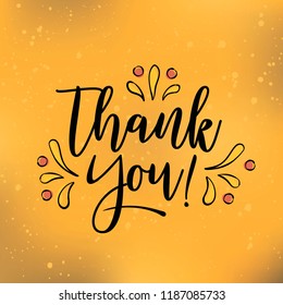 Thanksgiving day. Logo, text design. Typography for greeting cards and posters. Give thanks.