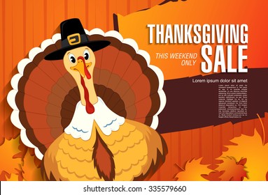 Thanksgiving Day Sale Banner