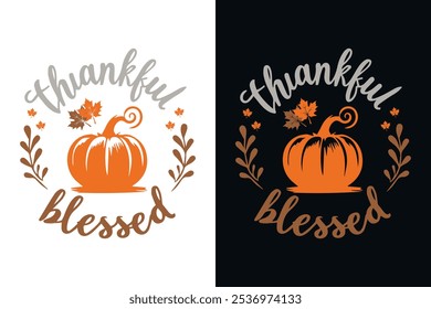 Thanksgiving day shirt design in Adobe Illustrator