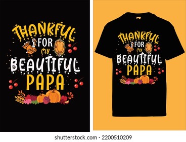 Thanksgiving day t shirt design (turkey)