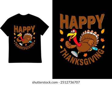 THANKSGIVING DAY T SHIRT DESIGN ILLUSTRATION