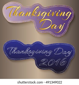 Thanksgiving Day text sticker