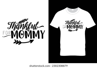 Thanksgiving Day trendy T-shirt design 