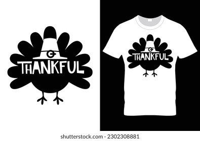 Thanksgiving Day trendy T-shirt design 
