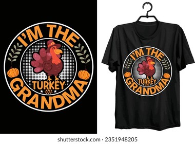 Thanksgiving Day T-shirt Design. Funny Gift Item Thanksgiving Day T-shirt Design For All People And Thanksgiving Day Lovers.