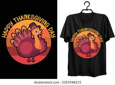 Thanksgiving Day T-shirt Design. Funny Gift Item Thanksgiving Day T-shirt Design For All People And Thanksgiving Day Lovers.