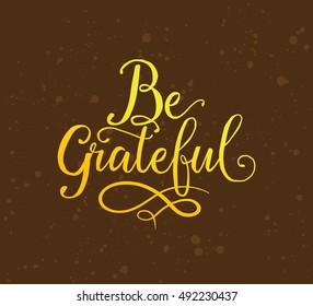 Thanksgiving day typographic background. Text design. Usable for banners, greeting cards, posters etc