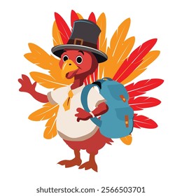 Thanksgiving day typography t shirt design template.