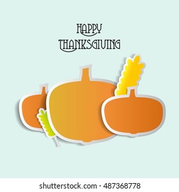 Thanksgiving Day. Vector.