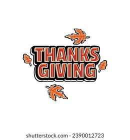 Thanksgiving day vector concept design illustration