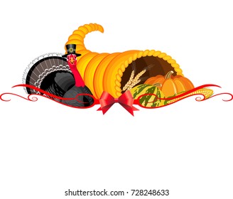 Thanksgiving Day. Vector Illustration.