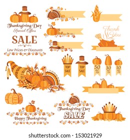 Thanksgiving decorative elements