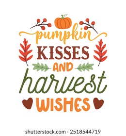 Thanksgiving fall pumpkin t shirt design 