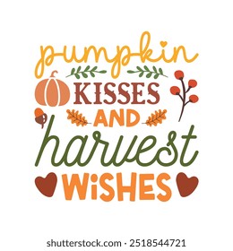 Thanksgiving fall pumpkin t shirt design 