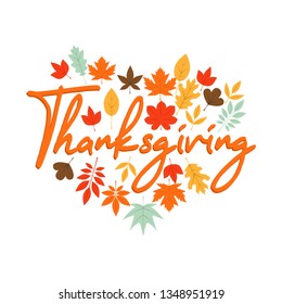 Thanksgiving with flower