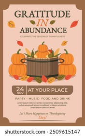 thanksgiving flyer, abundant harvest, flyer, thanksgiving, thanksgiving party invitation