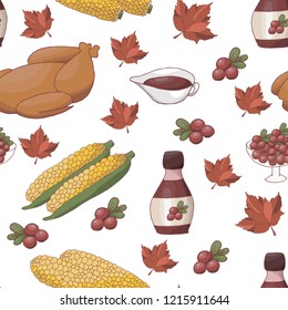 thanksgiving food pattern