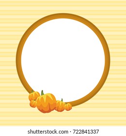 Thanksgiving frame pumpkin style collection