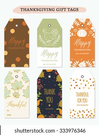 Thanksgiving Gift Tags Bundle