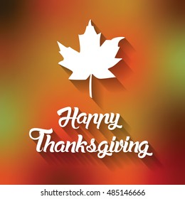 Thanksgiving Greeting Card With Happy Lettering Text Vector Illustration Jpg Flyer Post Web Eps