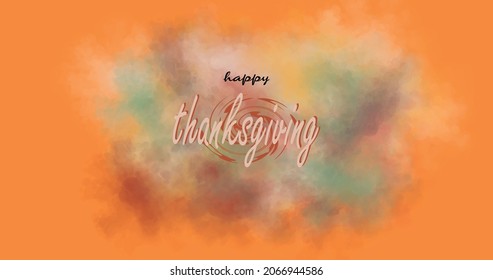 Thanksgiving greeting cards, invitations, and celebrations. Vector illustration.