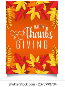 Thanksgiving greeting cards and invitations vector illustration.