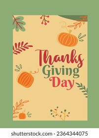 

Thanksgiving greeting cards and invitations. Vector illustration Old school vintage ribbon