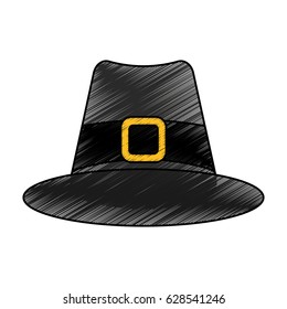 thanksgiving hat isolated icon