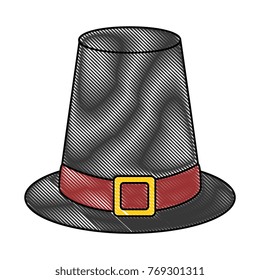 thanksgiving hat isolated icon