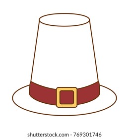 thanksgiving hat isolated icon