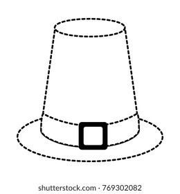 thanksgiving hat isolated icon