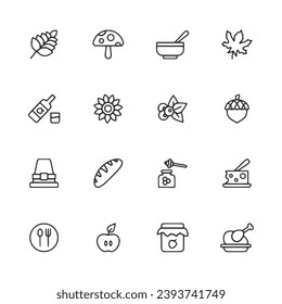 Thanksgiving-Icon-Vektorgrafik