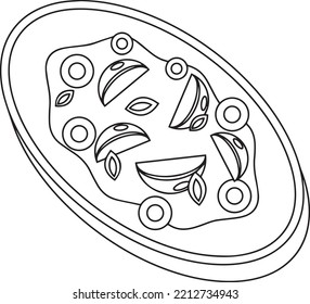 Thanksgiving Illustration Coloring Pages Art