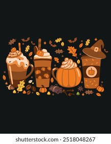 Thanksgiving illustration vector t shirt